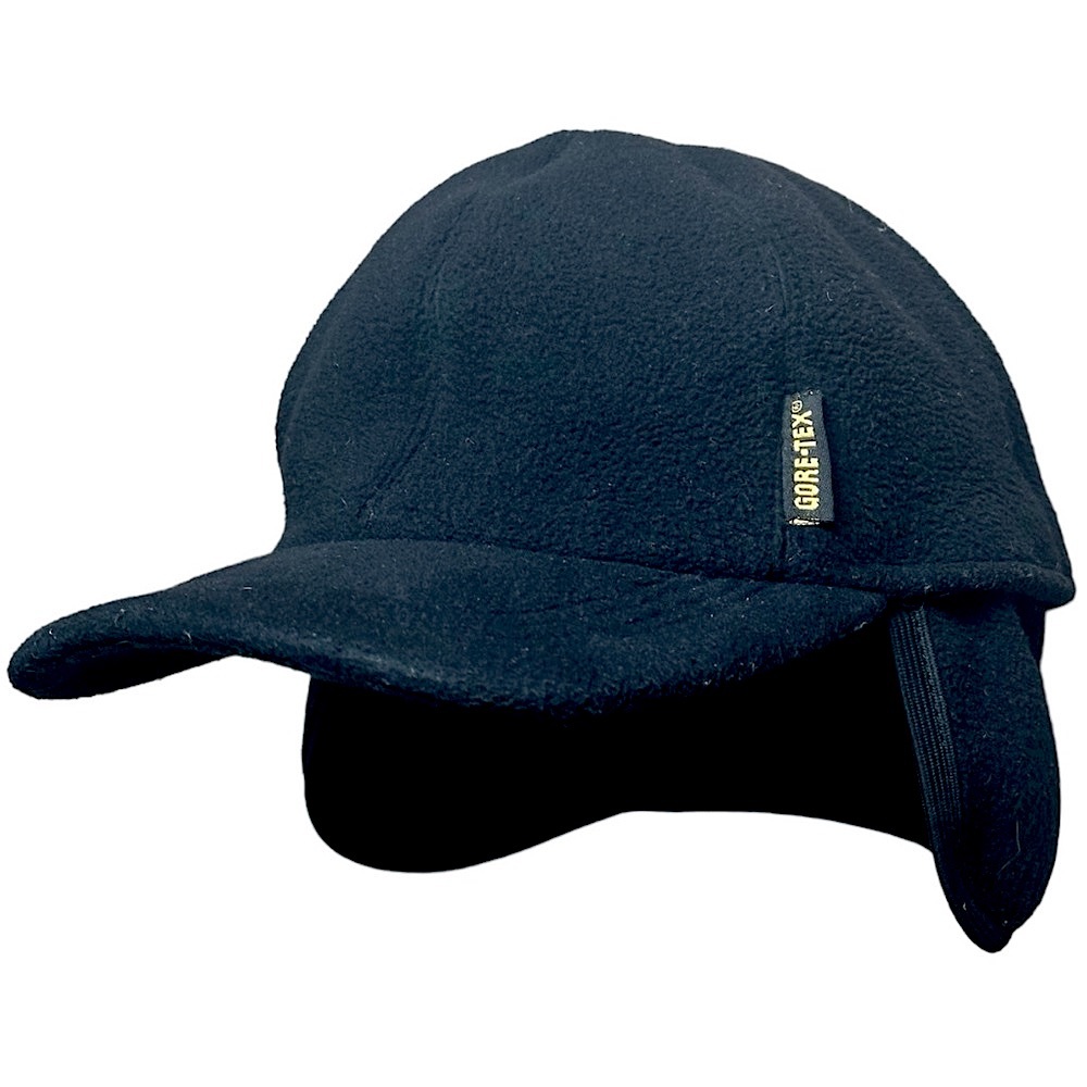 Wigens Men's Black Flannel Cap Newsboy Flat Cap Wool Blend Hat One Size